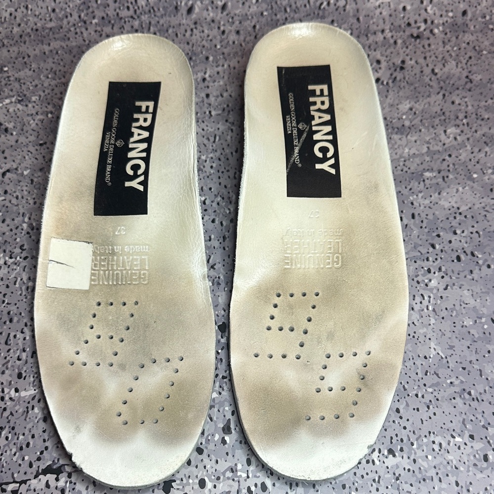 Golden Goose Leopard Sneakers with Purple Accent - Picture 12 of 16